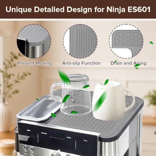 Silicone Top Mat for Ninja Luxe Cafe Espresso Machine ES601 ES701