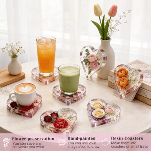 Deep Coaster Resin Molds Silicone