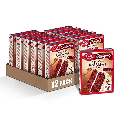 Delights Super Moist Red Velvet Cake Mix (159 Ounce)