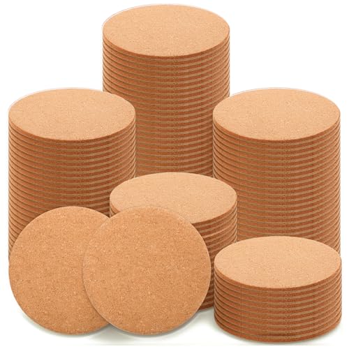 100Pcs Cork Coasters for Drink (10 Count)