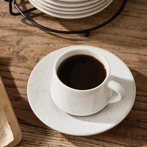 Stackable Cappuccino Cup Set of 6 [4oz]Activated (2.84 Count)