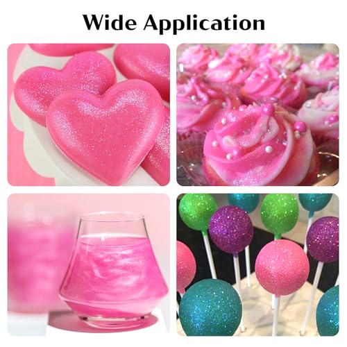 Pink Edible Glitter