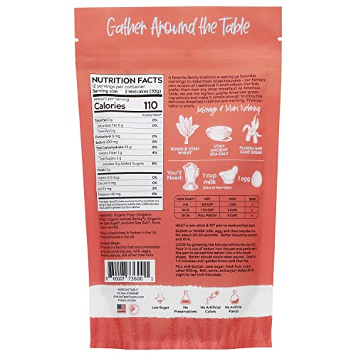 Classic Rolled Hotcakes Crepe Mix by American Table (42 Ounce)