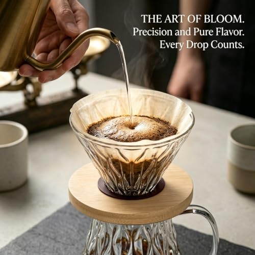 Glass Pour Over Coffee Maker Set