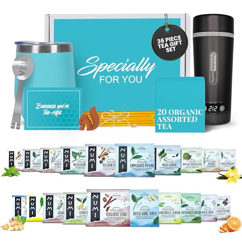 Organic Gift Set with Portable Kettle
