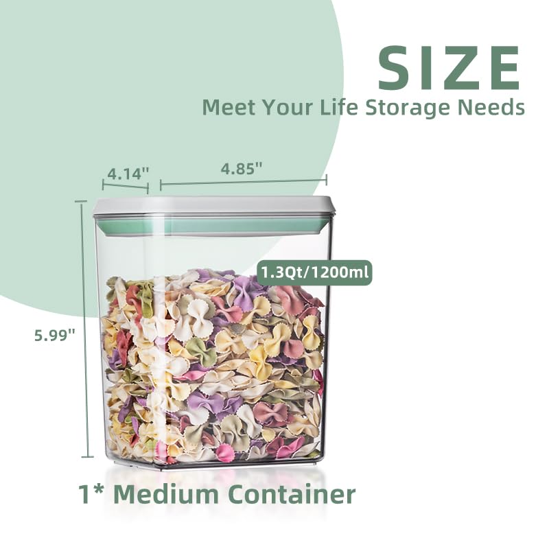 Pop Airtight Food Storage Containers with Lids (3 Count)