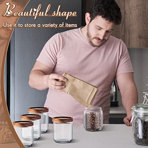 16 Pack Glass Containers Canister Set