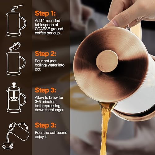 34 Ounce French Press Coffee Maker