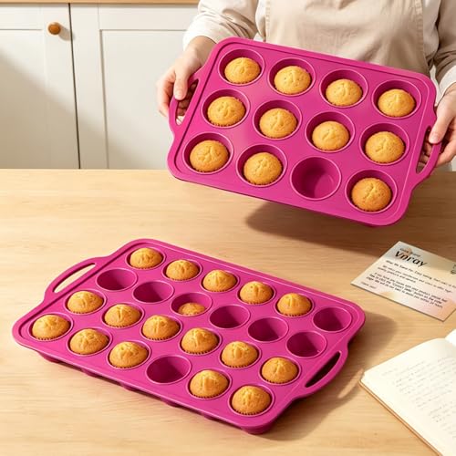Silicone Mini Muffin Tin Set (2 Count)