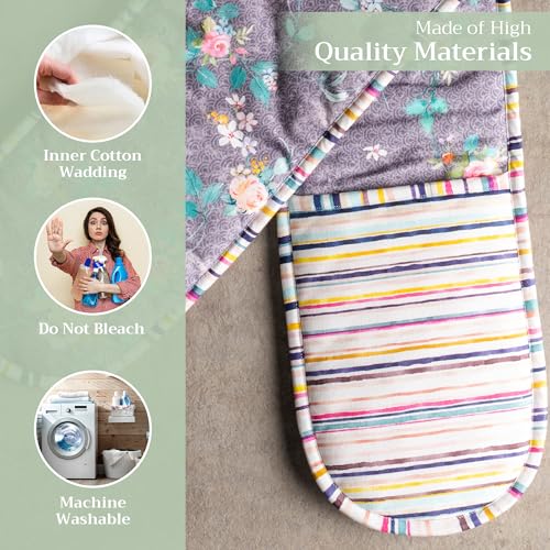 Double Oven Mitts 100% Cotton Double Oven Glove