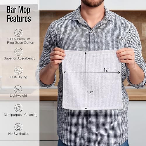 Dish Cloths 12"x12" Dish Rags (12 Count)