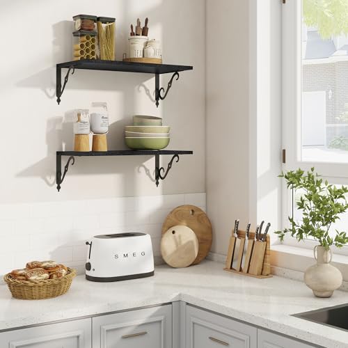 12 Inch Deep Floating Shelves for Wall (2 Count)