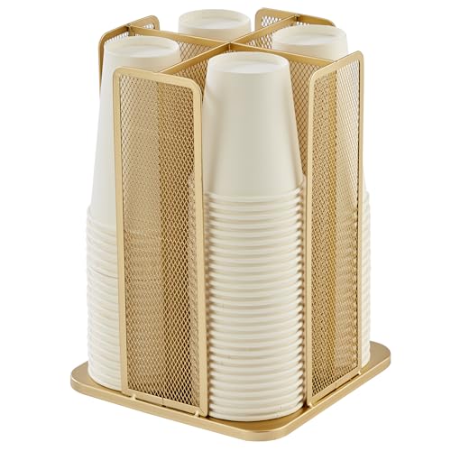 Paper Plastic Cup and Lid Holder Plastic Storage Organizer