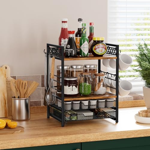 Coffee Bar Organizer Coffee Station K Cup Holder for Countertop