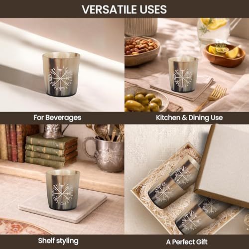 Viking Horn Shot Glasses Set of 12 (12 Count)
