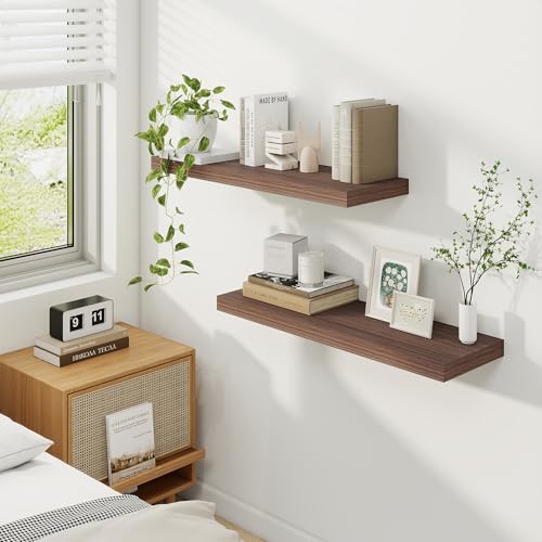9.3Inch Deep Floating Shelves for Wall (2 Count)