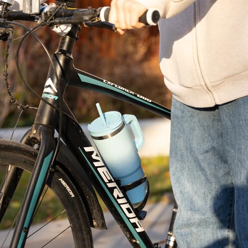 40 oz Insulated Tumbler with Handle & Straw