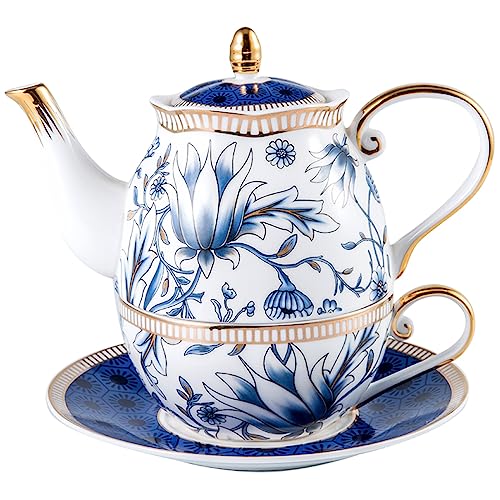 Tea for One Teapot and Cup Set (4 Count)