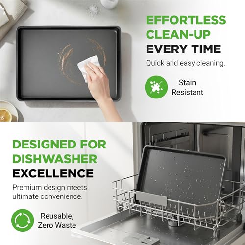 2 Piece XL Mega Cookie Sheet Baking Pans Set (2 Count)