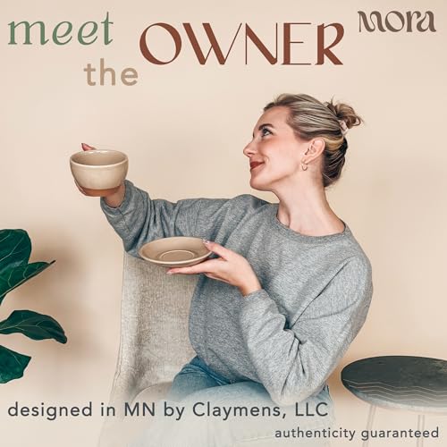 Mora Ceramic Latte Art Mug With Saucer