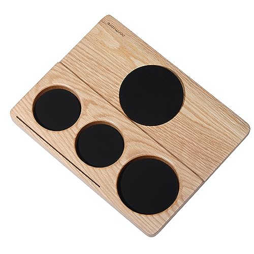 Tamping Mat Natural OAK Espresso Tamping Station