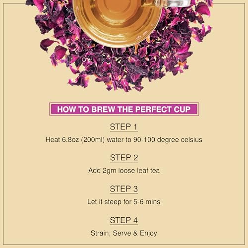 Pure Dried Rose Petals Loose Tea