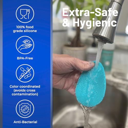 Silicone Dish Sponge Dish Scrubber