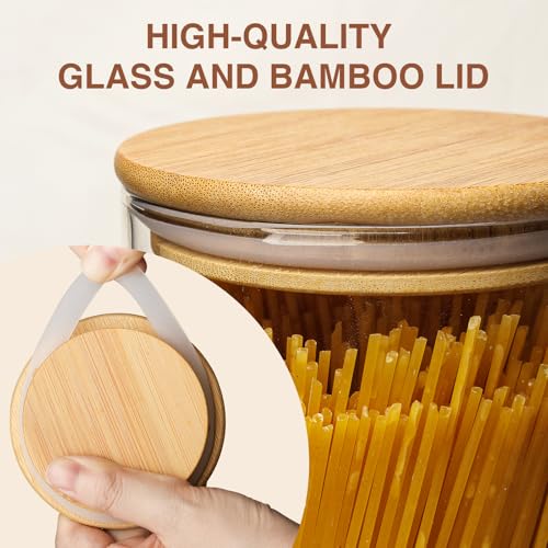 73oz Glass Pasta Storage Jars (3 Count)