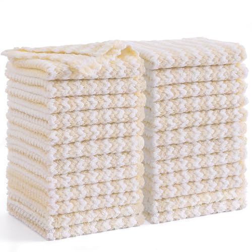 24 Pack Coral Velvet Dish Cloths (24 Count)