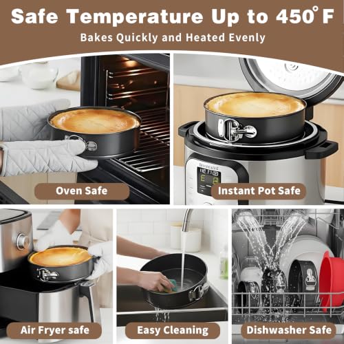 Nonstick 4 7 9 Inch Springform Pan Cheesecake Pan with Protector