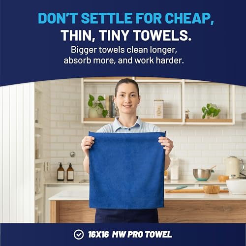 MW Pro Multi Surface Microfiber Towel (12 Count)