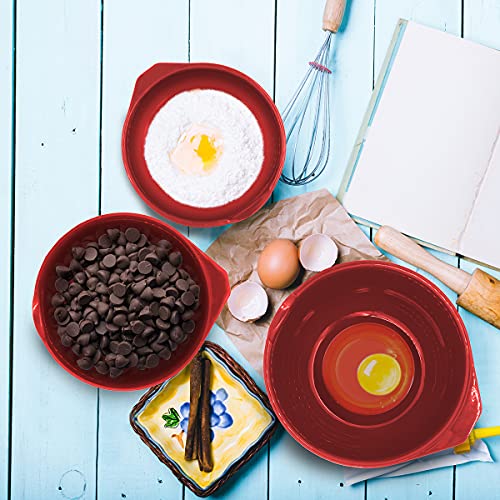 Mixing Bowls with Pour Spout