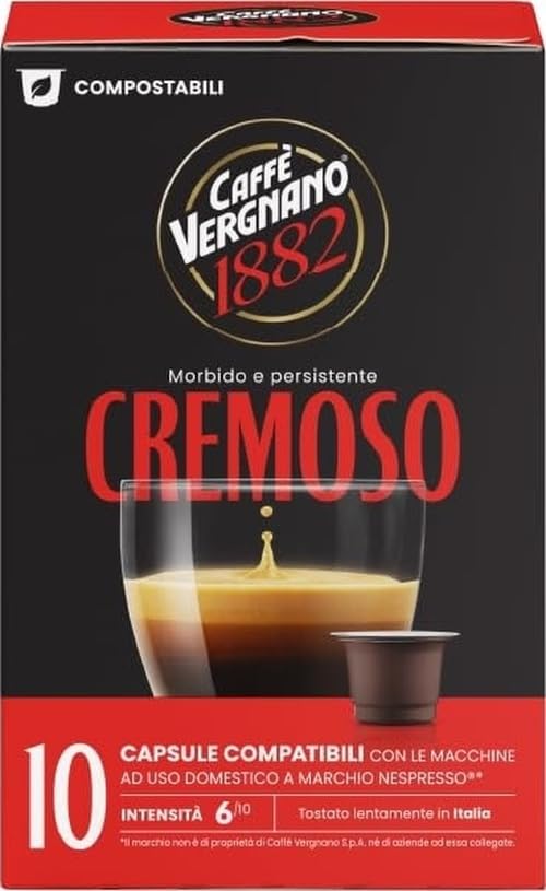 Caffe Vergnano Cremoso Espresso Pods (120 Count)