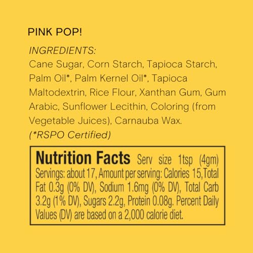 Pink Pop Nonpareils (3 Ounce)