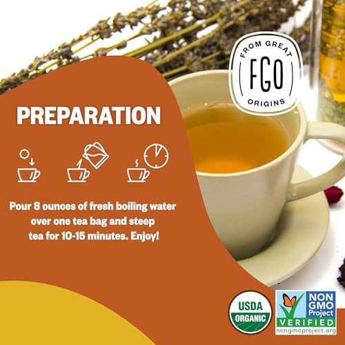 Organic Turmeric Ginger Tea (100 Count)