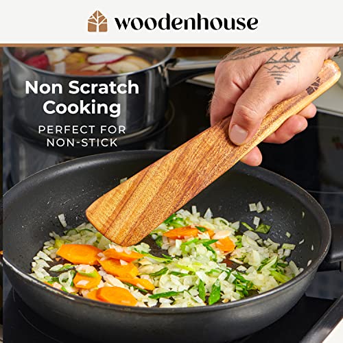 Wooden Spatula for Cooking (4 Count)
