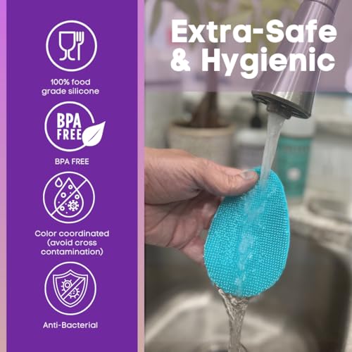 Silicone Dish Sponge Dish Scrubber