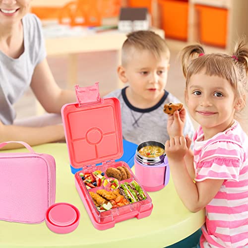Bento Lunch Box Set With 10oz Soup Thermo