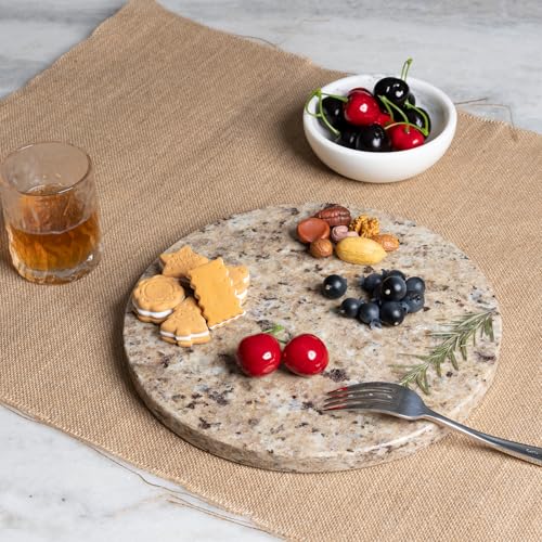 11 Inch Round Marble Cutting Board for Kitchen Countertop