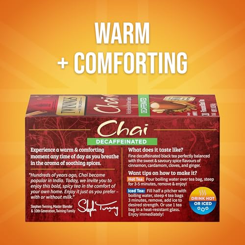 Decaffeinated Chai Spiced Black Tea Bags (120 Count)