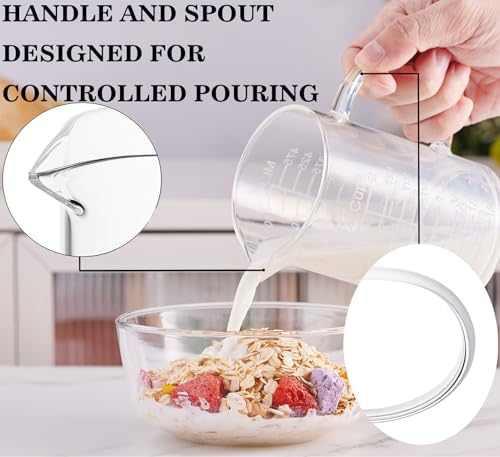 Ackers Etched Graduated Glass Measuring Cup