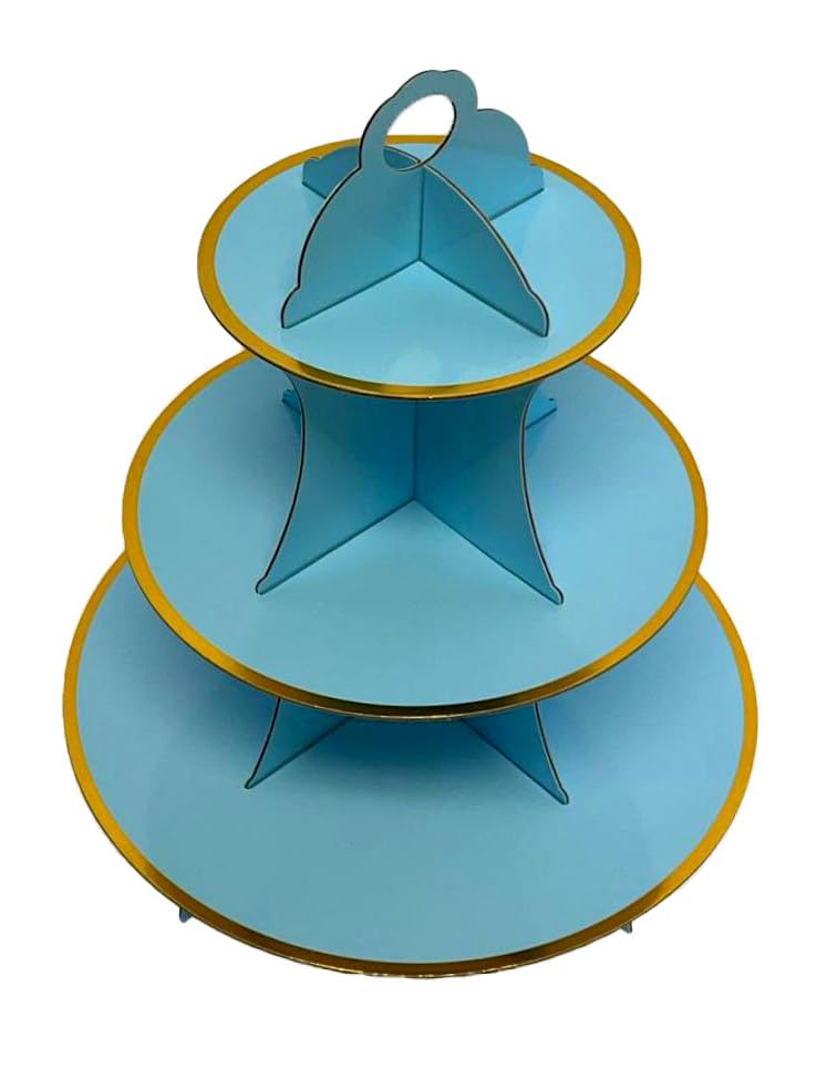 Blue Cupcake Stand