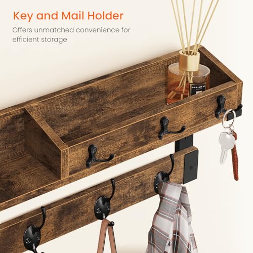 Coat Rack with Shelf