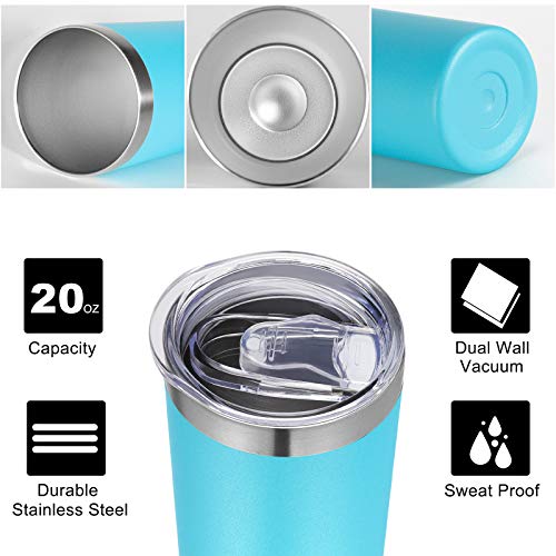 Stainless Steel Tumblers Bulk 6 Pack (6 Count)