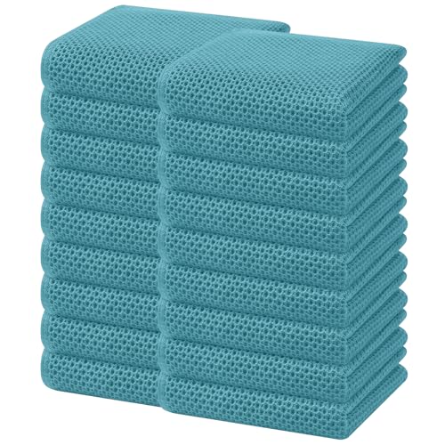 100% Cotton Waffle Weave Kitchen Dish Towels 18 (18 Count)
