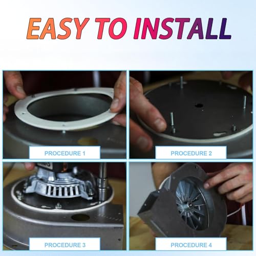 6" Pellet Stove White Blower Gasket Seal for 100s 2100J MAR60487 5 Pack (5 Count)