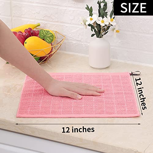 100% Cotton Terry Kitchen Dish Cloths (6 Count)