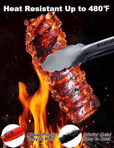 Premium Sturdy Barbecue Tongs for Kitchen Grill & BBQ