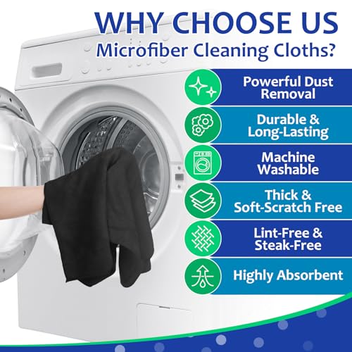 3 Pcs Extra Large Microfiber Cleaning Cloth (3 Count)