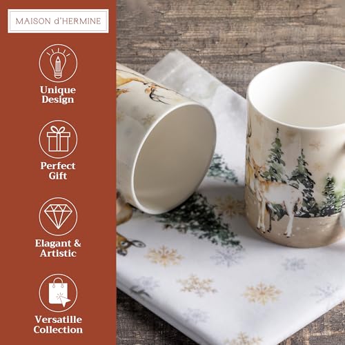 Coffee Mug with Handles Tea Cups (2 Count)